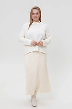 Damen Strickpullover aus Wolle in weiß Sewel 4038831 Foto №4