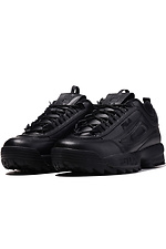 Чорні масивні кросівки Fila для чоловіків FILA 4101833 фото №2