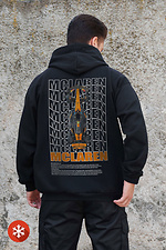 Чоловіче Утеплене Зіп Худі На Флісі Зіпер З Принтом Mclaren Kane Black Without 8055834 фото №2