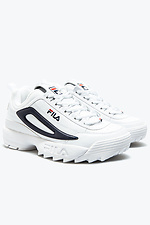 Белые массивные кроссовки Fila для мужчин на платформе FILA 4101835 фото №1