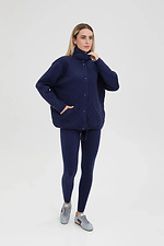 Women's knitted leggings in blue  4038838 photo №3