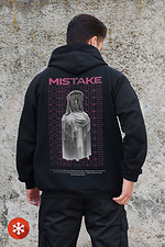 Herren Kapuzenpullover mit isoliertem Reißverschluss und Fleece-Reißverschluss mit Aufdruck Mistake Kane Schwarz Without 8055838 Foto №2