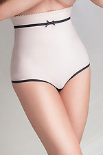 Nude high waist panties with black trim Mitex 2021845 photo №1