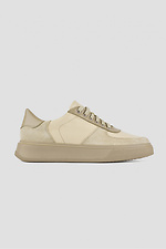 Leichte Damen-Plateau-Sneakers aus Leder und Wildleder 4205846 Foto №2