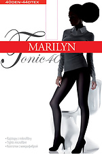 Stunning elegant 40 den microfiber tights Marilyn 3009847 photo №1