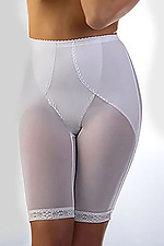Високі стягуючі трусики шорти білого кольору Mitex 2021850 фото №1