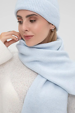 Women's knitted scarf in blue color  4038853 photo №2