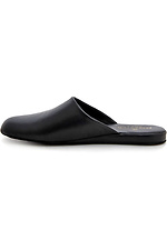 Closed-toe leather house slippers Forester 4100853 photo №2