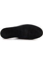 Closed-toe leather house slippers Forester 4100853 photo №4