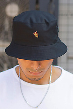 Men's Panama Hat With Pizza Print Black Without 8049859 photo №2