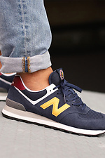 Синие мужские кроссовки New Balance на лето New Balance 4101860 фото №5