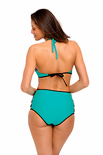 Turquoise two-piece swimsuit: push-up bra, high panties Marko 4023863 photo №3