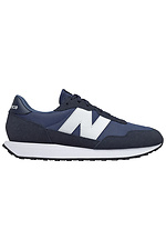 Мужские синие кроссовки New Balance на белой подошве New Balance 4101863 фото №2