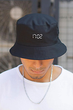 Men's Panama Hat With Print 1702 Black Without 8049865 photo №2