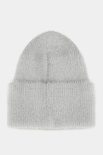 Women's knitted hat, light gray  4038867 photo №3