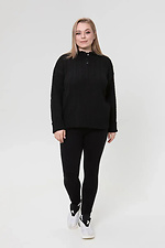 Schwarze Strickleggings für Damen Sewel 4038871 Foto №4