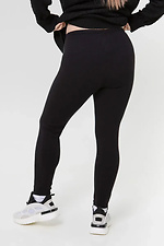 Schwarze Strickleggings für Damen Sewel 4038871 Foto №5