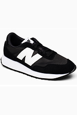 New Balance Men's Black White Sole Sneakers New Balance 4101872 photo №1