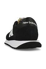 New Balance Men's Black White Sole Sneakers New Balance 4101872 photo №4