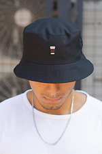 Men's Panama Hat With Coffee Black Print Without 8049873 photo №2