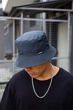 Summer cotton bucket hat dark gray Without 8042874 photo №2