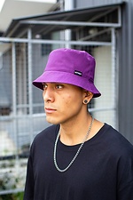 Purple summer cotton Panama hat Without 8042876 photo №4