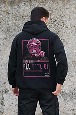 Herren Kapuzenpulli mit isoliertem Reißverschluss und Fleece-Reißverschluss mit Aufdruck Verstappen Kane Schwarz Without 8055876 Foto №2