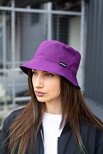 Purple summer cotton Panama hat Without 8042877 photo №4