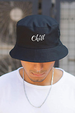 Men's Panama Hat With Chill Black Print Without 8049879 photo №2