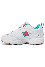 Білі жіночі кросівки New Balance з кольоровими вставками New Balance 4101880 фото №4