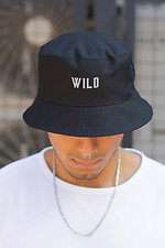 Men's Panama Hat With Wild Black Print Without 8049881 photo №2
