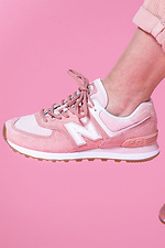 Світлі жіночі кросівки New Balance на літо New Balance 4101885 фото №8