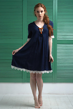 Natural cotton flared nightgown Effetto 2020886 photo №1