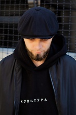 Warm cotton 8-piece cap with fleece lining Without 8048888 photo №2