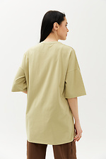 Oversized cotton T-shirt LUCAS with patriotic print and wide sleeves to the elbow Garne 9000890 photo №2