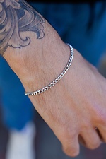 Herrenarmband aus Stahl mit großen Gliedern Without 8048896 Foto №1