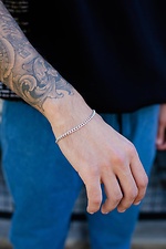 Herrenarmband aus Stahl mit großen Gliedern Without 8048896 Foto №2