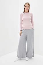 Warm pink knitted jumper  4037899 photo №2