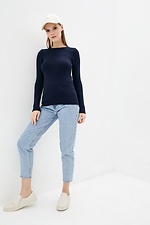 Warm blue knitted jumper  4037901 photo №2