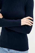 Warm blue knitted jumper  4037901 photo №4