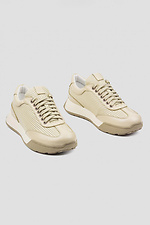 Leichte Damen-Sneaker aus echtem perforiertem Leder 4205904 Foto №1