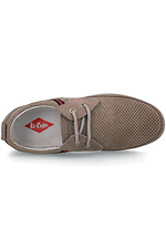 Summer men's moccasins with laces Lee Cooper 4101905 photo №5