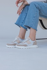 Perforated summer leather sneakers  4205910 photo №1