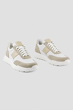 Perforated summer leather sneakers  4205910 photo №3
