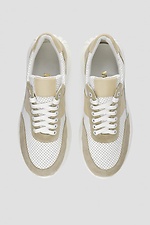 Perforated summer leather sneakers  4205910 photo №4