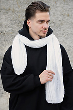 Чоловічий Теплий В'язаний Шарф  Carry White Without 8055912 фото №2