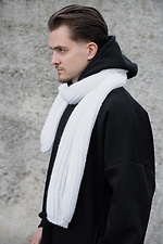 Чоловічий Теплий В'язаний Шарф Carry White Without 8055912 фото №4