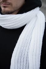 Чоловічий Теплий В'язаний Шарф Carry White Without 8055912 фото №5