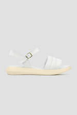 Damen-Ledersandalen mit offener Spitze 4205914 Foto №2