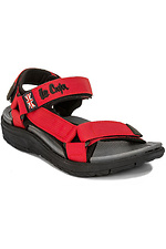 Красные спортивные сандалии на липучках Lee Cooper 4101915 фото №1